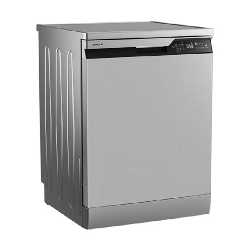Hitachi HDF F146VX 60CM Freestanding Dishwasher - 14 Place Settings, 3 Ticks Energy Rating, 2 Year Warranty - Perfect for Large Families and Entertaining Guests