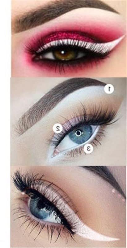 Long-Lasting Pure White Kajal Eyeliner Pencil - Waterproof & Smudge-Proof for Sensitive Eyes | Perfect for Everyday Makeup, Special Occasions & Professional Looks