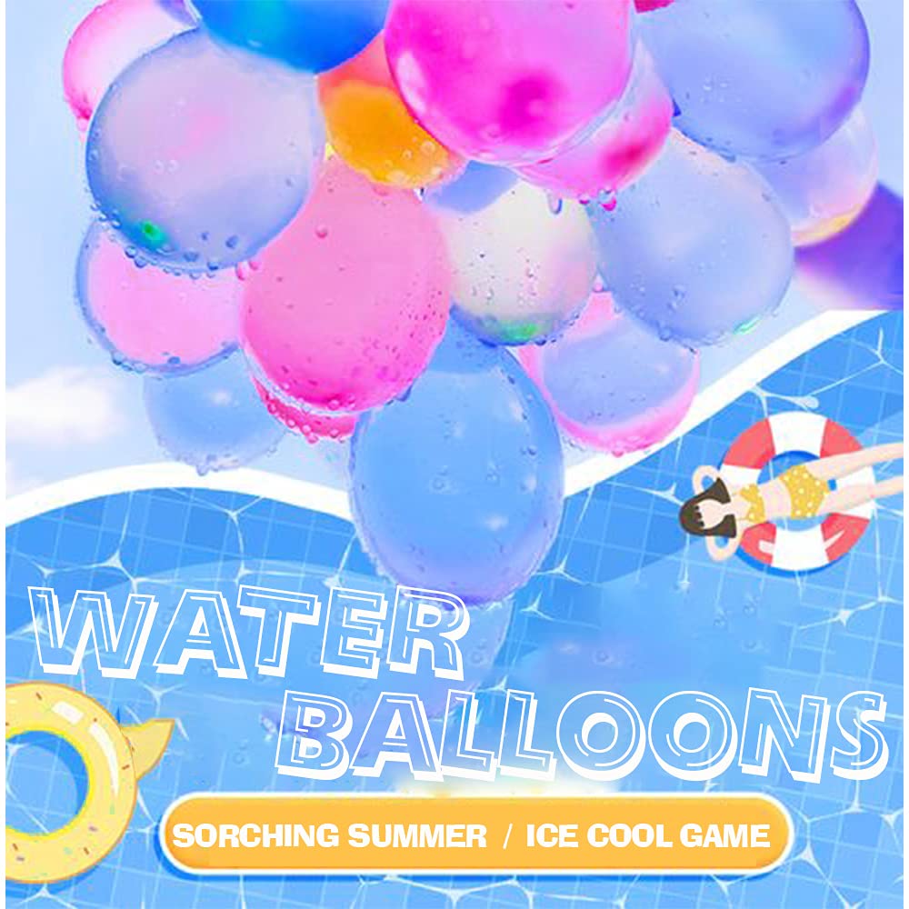 Quick Fill Water Balloons for Summer Fun - 999 Pack for Kids and Adults - Perfect for Backyard Parties, Pool Games, and Outdoor Water Fights