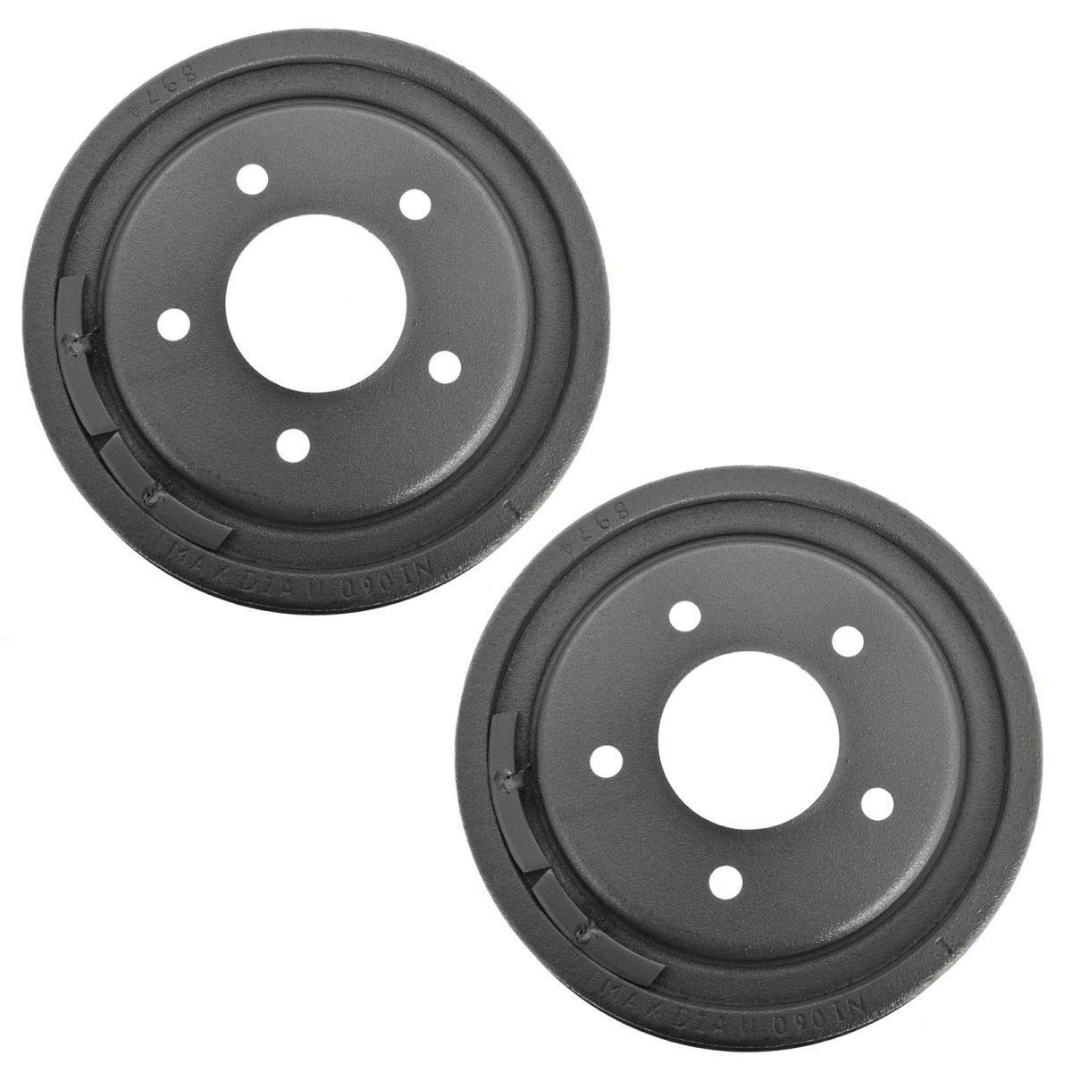 JJ BFS00103 Rear Brake Drum Pair Set - High Performance Brake Drums for Cars & Trucks - Perfect for Smooth Braking & Vehicle Safety - Ideal for Highway Driving & Heavy Loads