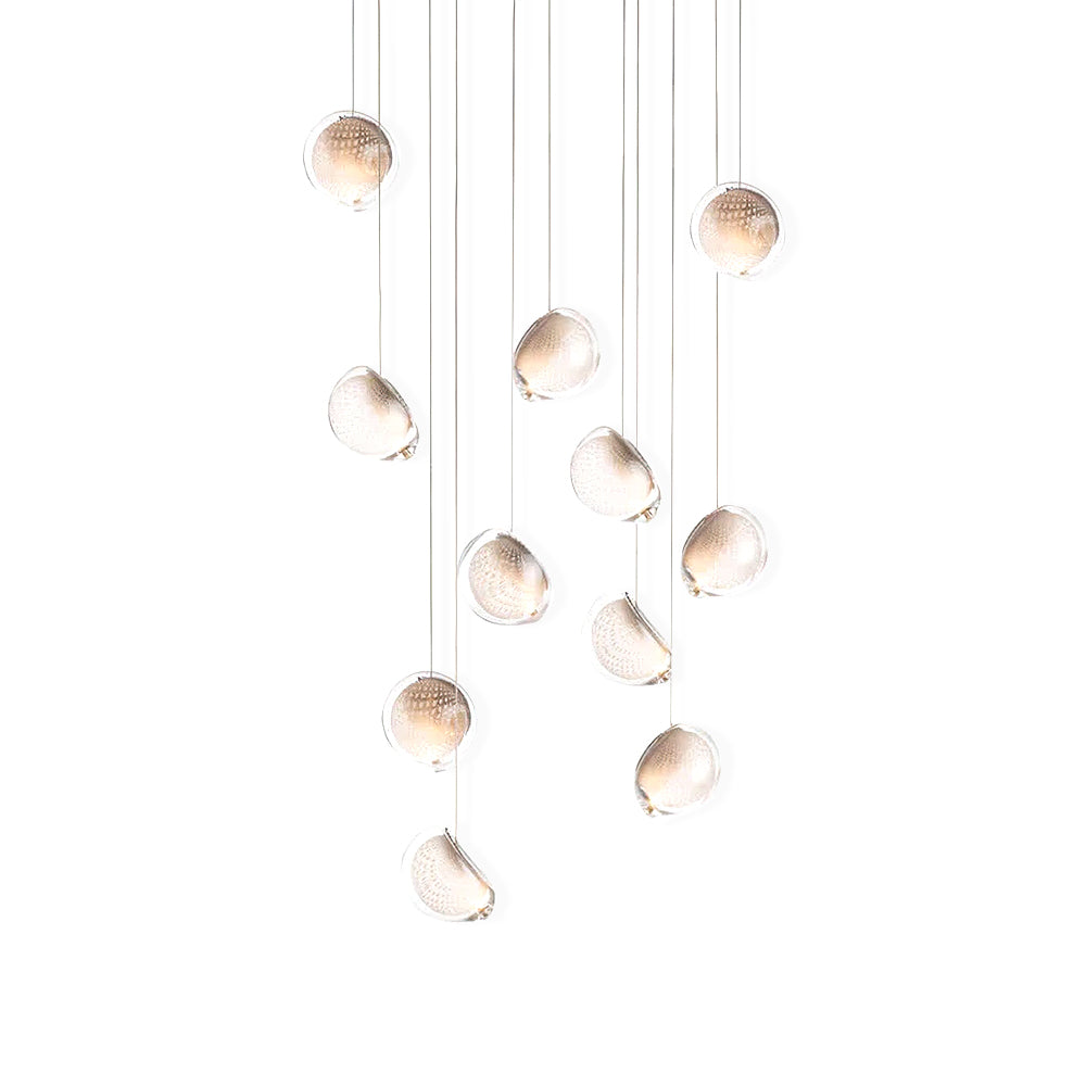 Modern Art Net Pendant Light - Handwoven Rattan Chandelier for Dining Room, Bedroom & Boho Home Decor | Perfect for Farmhouse, Living Room & Kitchen Lighting