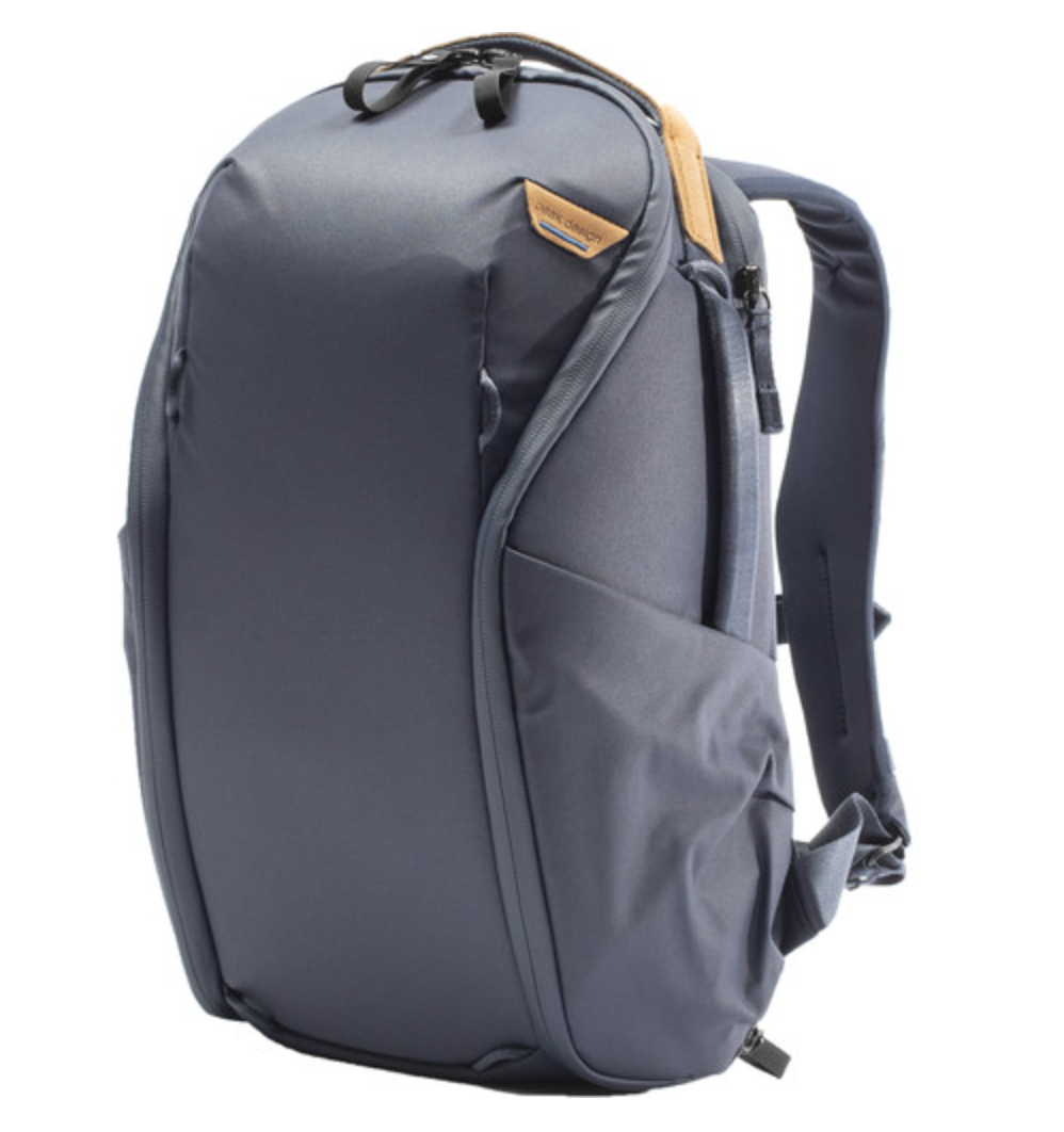 Peak Design Everyday Backpack Zip 15L - Waterproof Laptop Backpack for Travel & Work (Midnight Blue) - Perfect for Commuting, Photography Gear & Daily Essentials