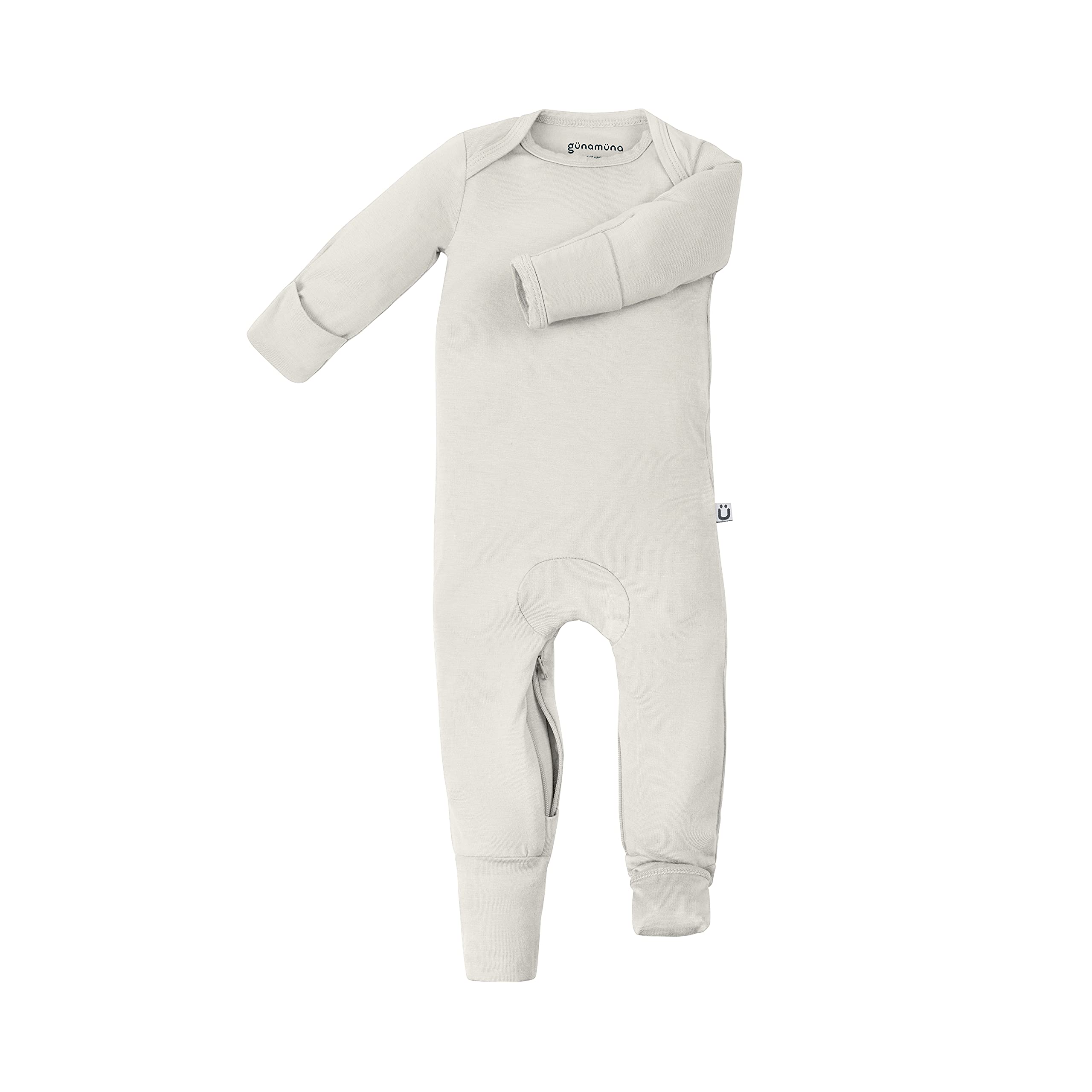 GUNAMUNA Unisex Baby Toddler Ultra-Soft Bamboo Convertible Pajamas & Footie Romper Sleeper with Easy Diaper Zipper - Perfect for Nighttime Comfort & Playtime Outfits