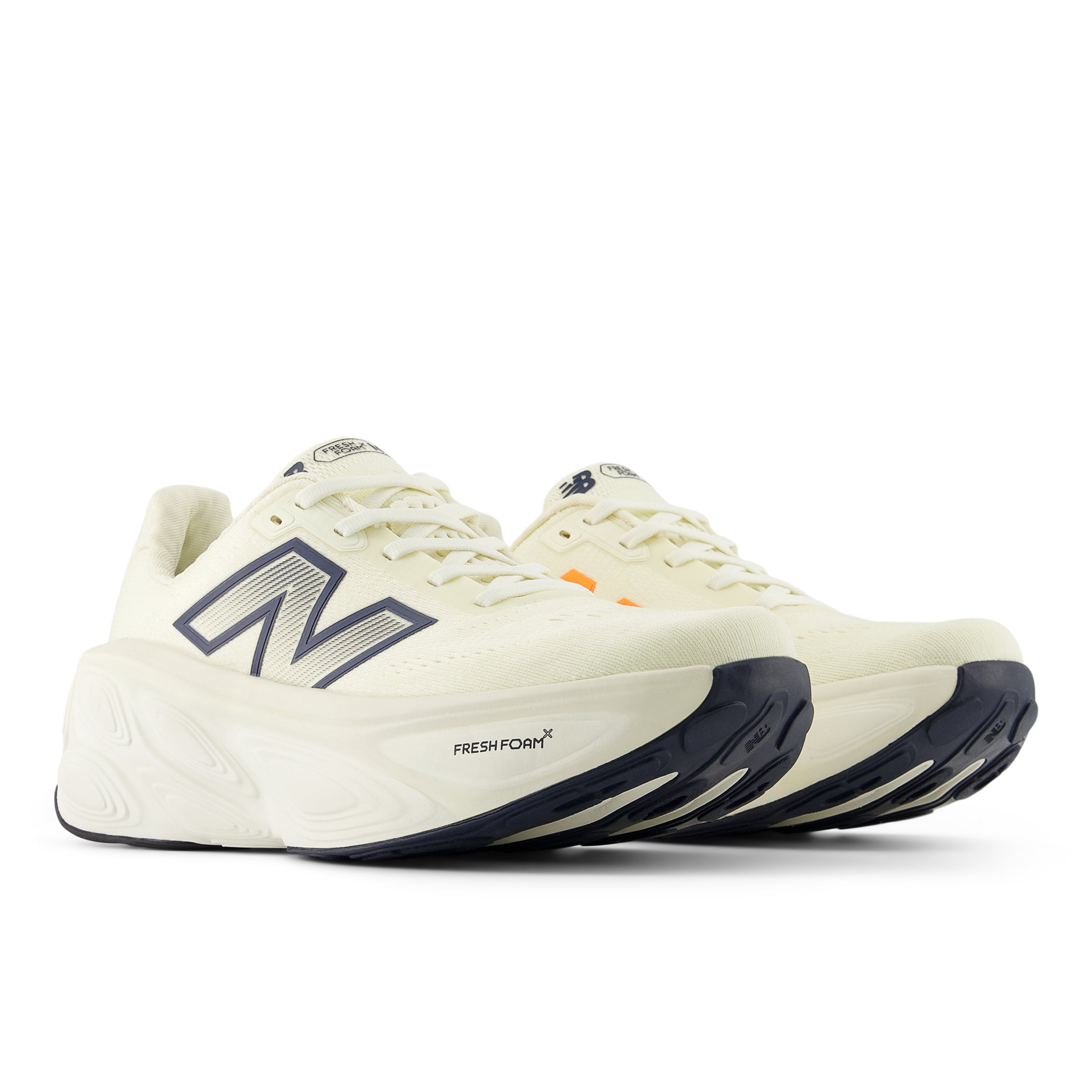 New Balance Women's Fresh Foam X More v5 Running Shoes - Lightweight Cushioned Sneakers for Women (CF Angor/Sea Salt/Hot Mango/Midnight) | Perfect for Jogging, Gym Workouts & Everyday Comfort