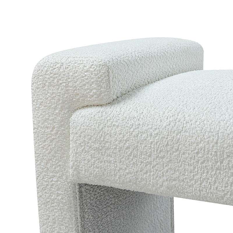 Vittoriano Upholstered Bed Foot Bench - Stylish Storage Ottoman for Bedroom, Living Room & Entryway - Perfect for Extra Seating, Shoe Storage & Home Decor