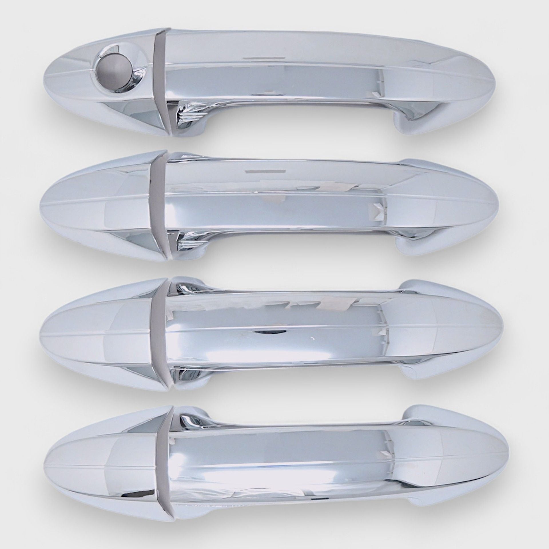 DH327 Chrome Door Handle Cover with Keyless Sensor - Secure & Stylish Upgrade for Home, Office, and Commercial Buildings