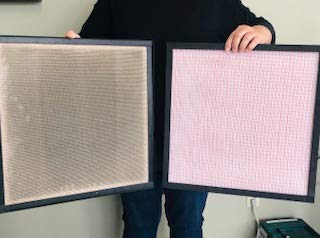 Life Air Filters Eco-Friendly HVAC Electrostatic Reusable Air Filter 12x12x1 Inch - Perfect for Home, Office & Commercial Spaces