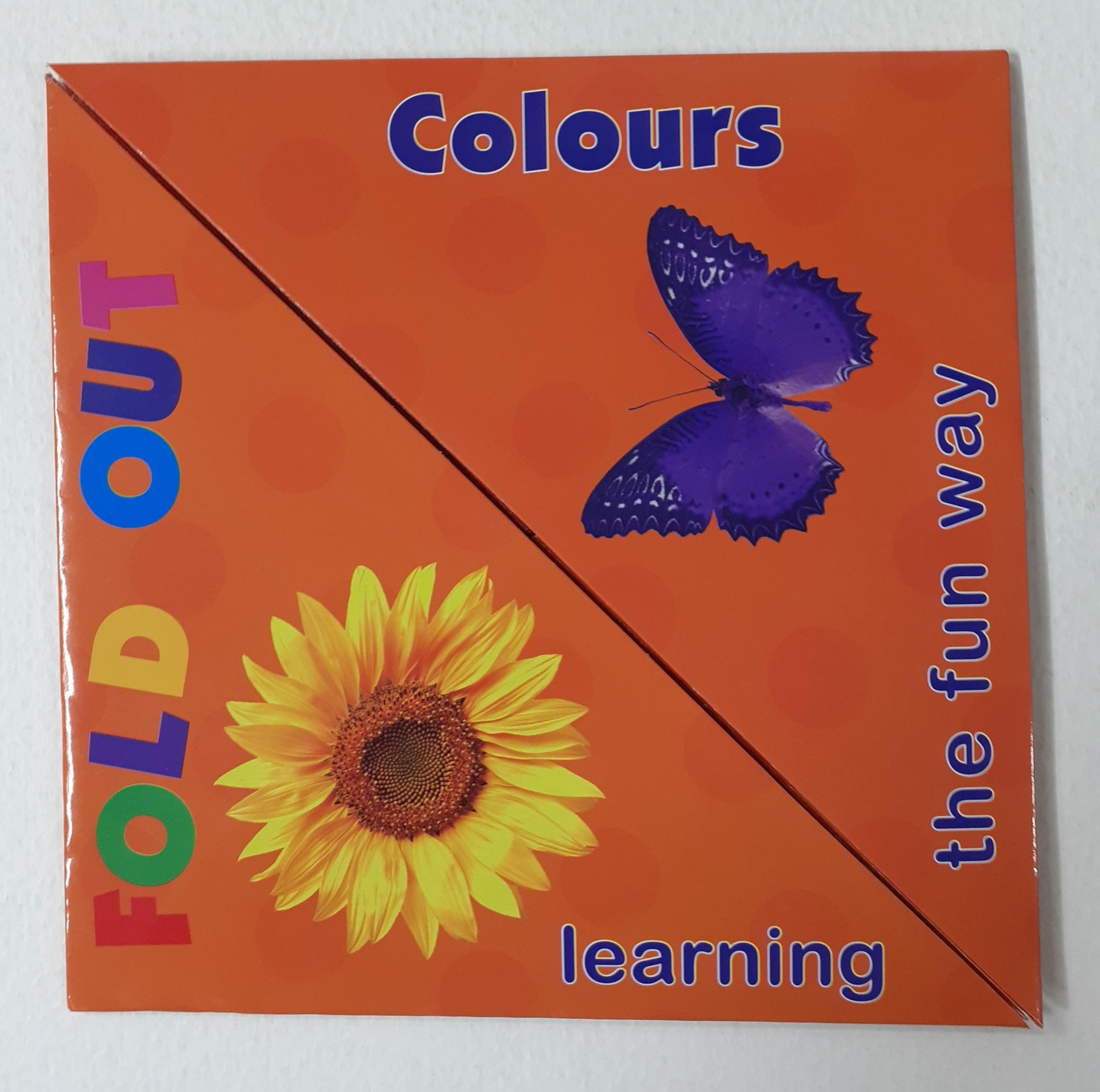 Colors Fold Out Book - Fun Learning Activity for Kids | Interactive Educational Toy for Toddlers & Preschoolers | Perfect for Home & Classroom Use