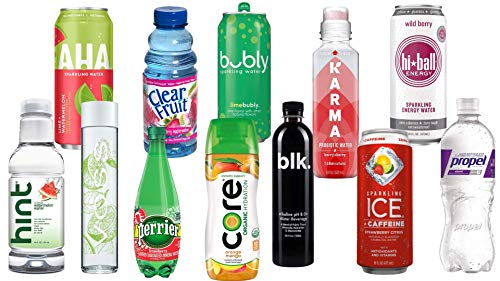 Ready to Drink Coffee, Energy Drinks & Bottled Water Variety Pack (6 Bottles) - Perfect for Office, Gym & On-the-Go Hydration