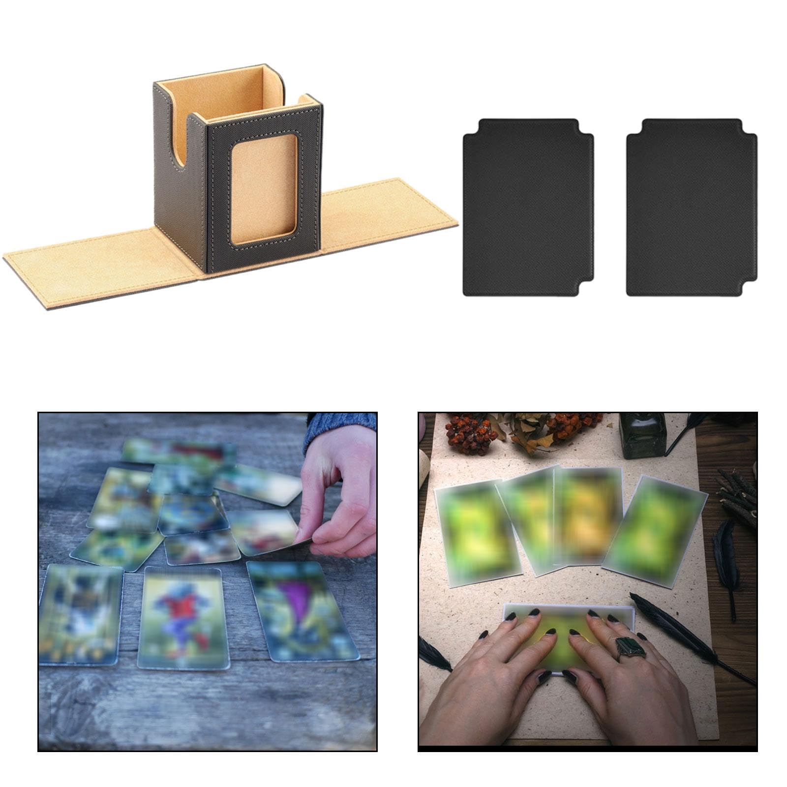 Premium Trading Card Deck Box with Display Window - Durable Card Storage & Album Holder for Baseball, MTG, Pokemon Cards - Perfect for Collectors & Gaming Enthusiasts