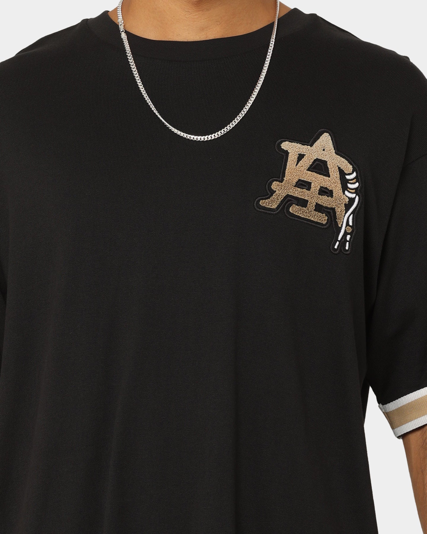 Adidas MC Badge T-Shirt for Men - Black Cotton Short Sleeve Tee - Casual Wear & Street Style Outfits