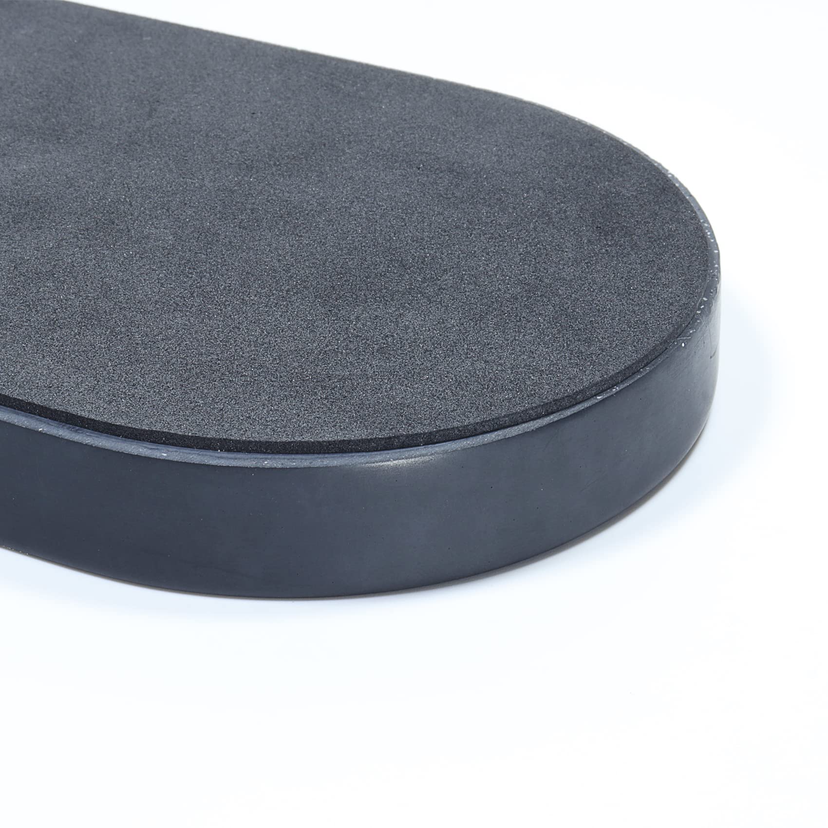 Concrete Oval Vanity Tray for Bathroom Counter Organizer - 10.7