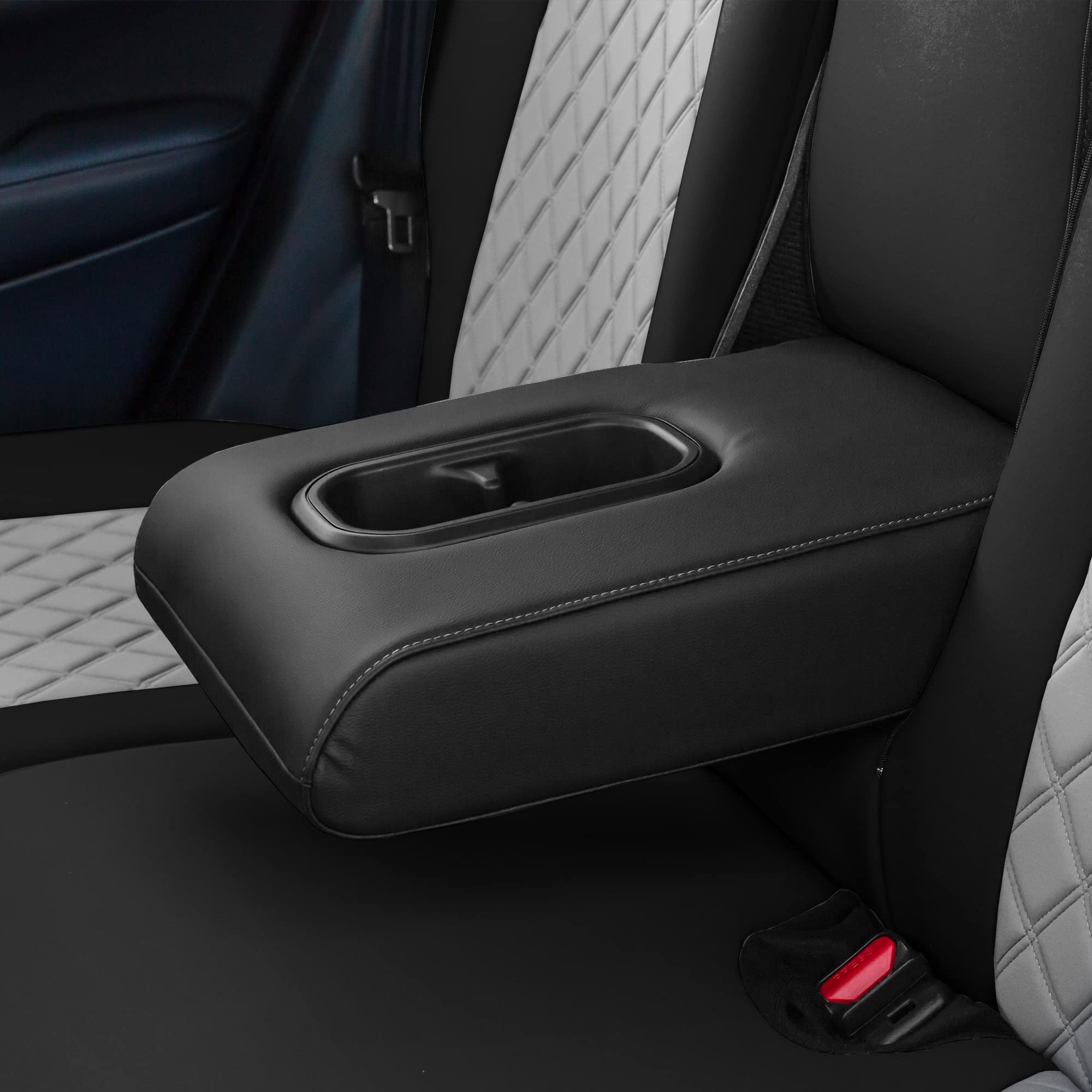 Custom Fit Neoprene Seat Covers for Honda CR-V LX/EX/EX-L (2017-2022) - Water Resistant Neosupreme Rear Seat Covers in Gray | Perfect for Road Trips, Pet Protection & Spill Prevention