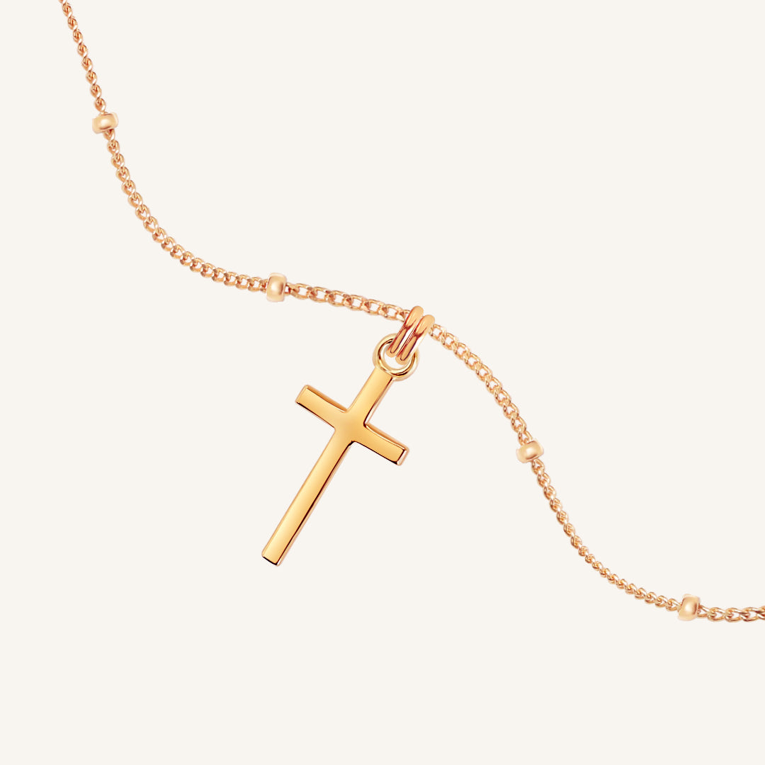 Stunning Cross Necklace for Women & Men - Elegant Religious Jewelry Gift for Baptism, Confirmation, or Everyday Wear