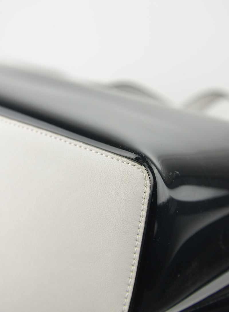 Valentino Black PVC Shopper Bag - Stylish & Durable Tote for Women | Perfect for Work, Travel & Everyday Use