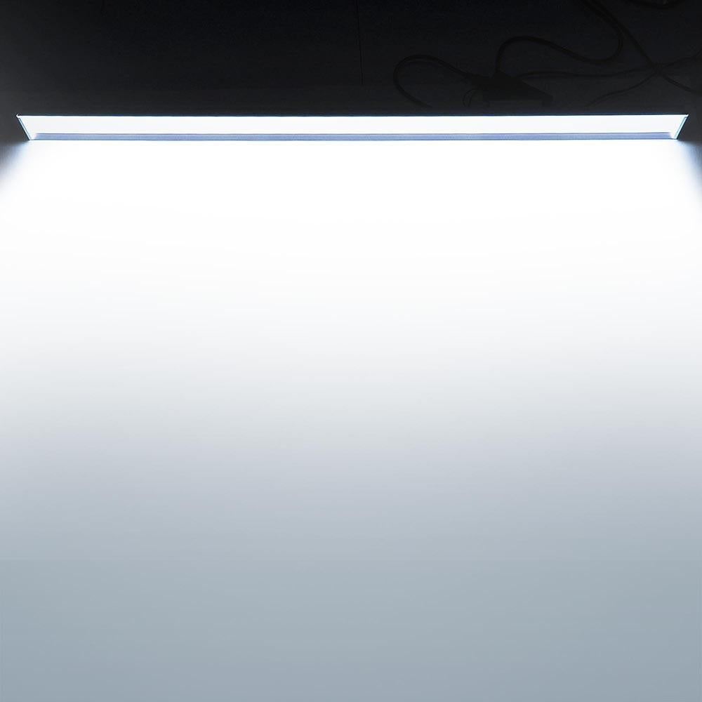 TheLAShop 1 Pack 4ft 5000K LED Shop Light - Bright Daylight White Garage Lighting Fixture with Aluminum Housing for Workshop, Warehouse & Home Garage Use