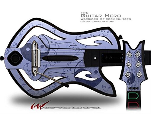 Yin Yang Blue Decal Skin for Guitar Hero Warriors of Rock Guitar - Protective Vinyl Sticker (Guitar Not Included) - Perfect for Gaming, Collectors & Customizing Your Guitar Controller