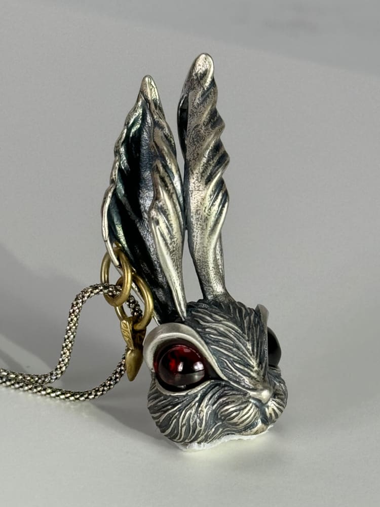 Follow Me Silver Rabbit Necklace - Elegant Sterling Silver Jewelry for Women, Perfect Gift for Birthday, Anniversary & Valentine's Day - Ideal for Everyday Wear & Special Occasions