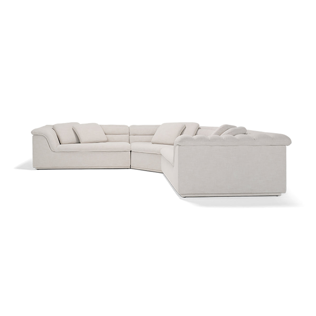 Modular Sofa Set of 3 Pieces - Floating Sectional Couch for Living Room, Lounge & Home Theater | Modern Comfortable Furniture for Small Spaces