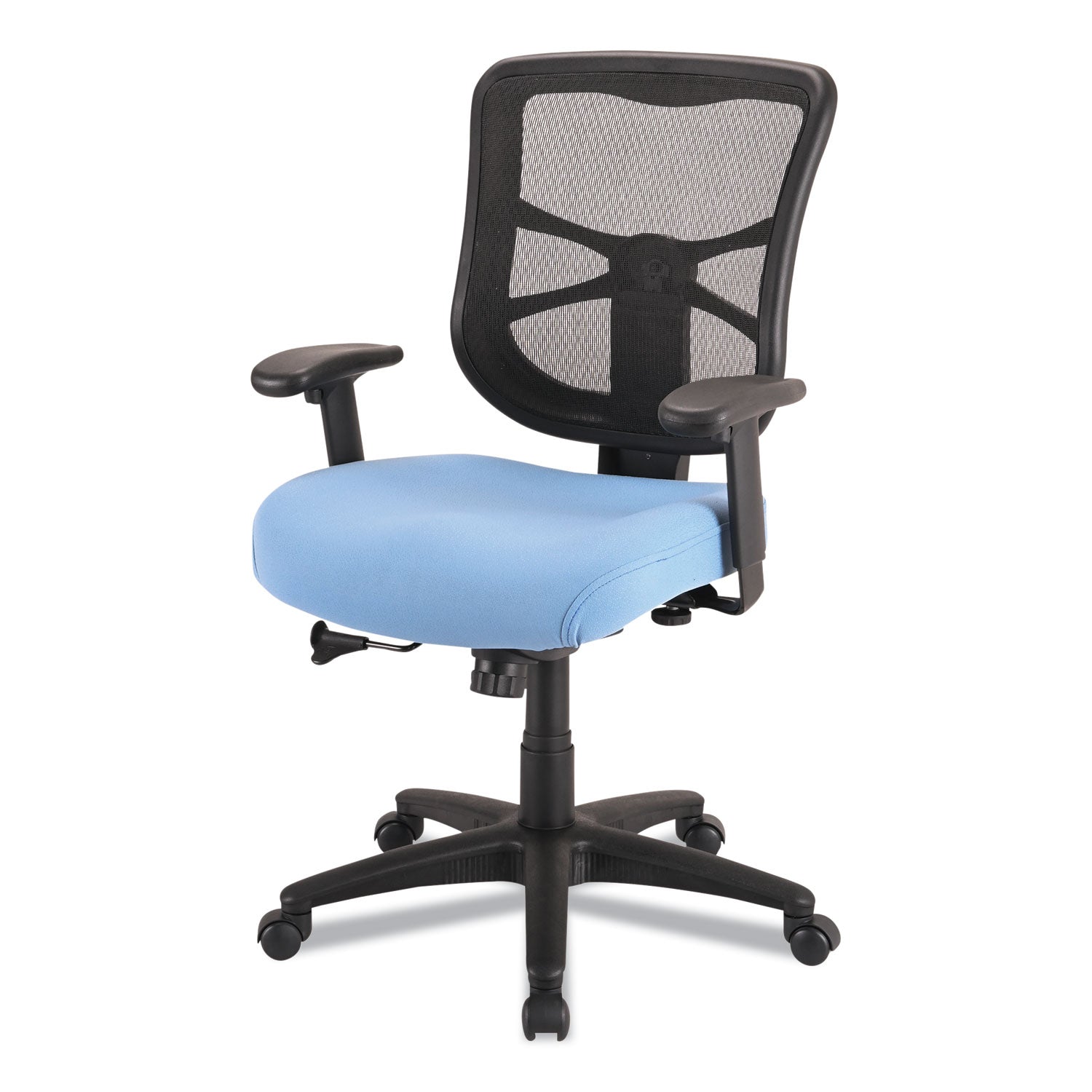 Alera Elusion Series Mesh Mid Back Swivel Tilt Chair - 275 lb Weight Capacity, Adjustable Seat Height 17.9