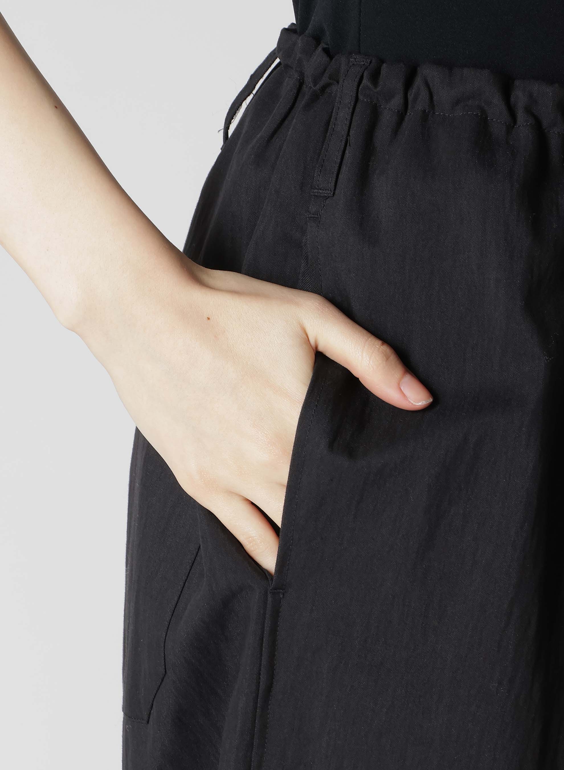 C/NY Gabardine YS Stitch Sarouel Pants - Trendy High Waist Loose Fit Trousers for Men & Women | Perfect for Streetwear, Casual Outfits, and Fashion Styling
