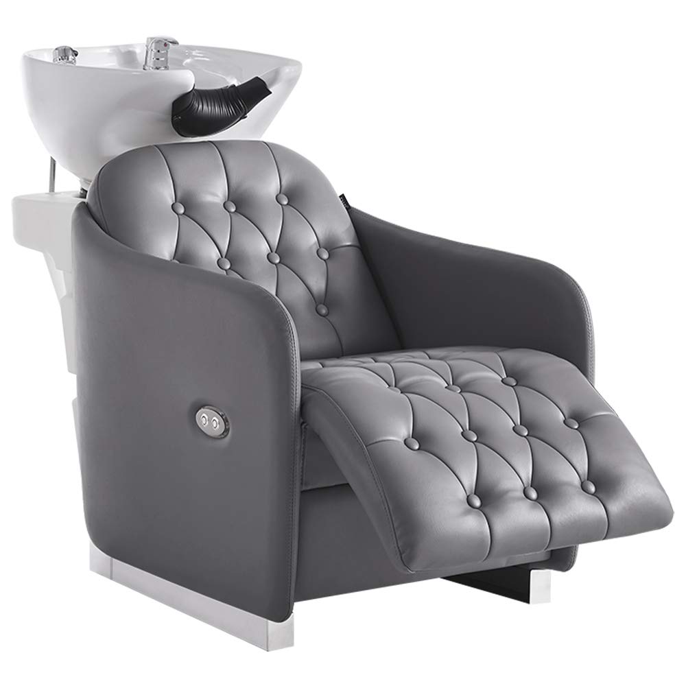 Dir Shampoo Backwash Station - Professional Hair Salon Shampooing Unit with Adjustable Headrest & Comfortable Design - Perfect for Salons, Spas & Home Hair Care