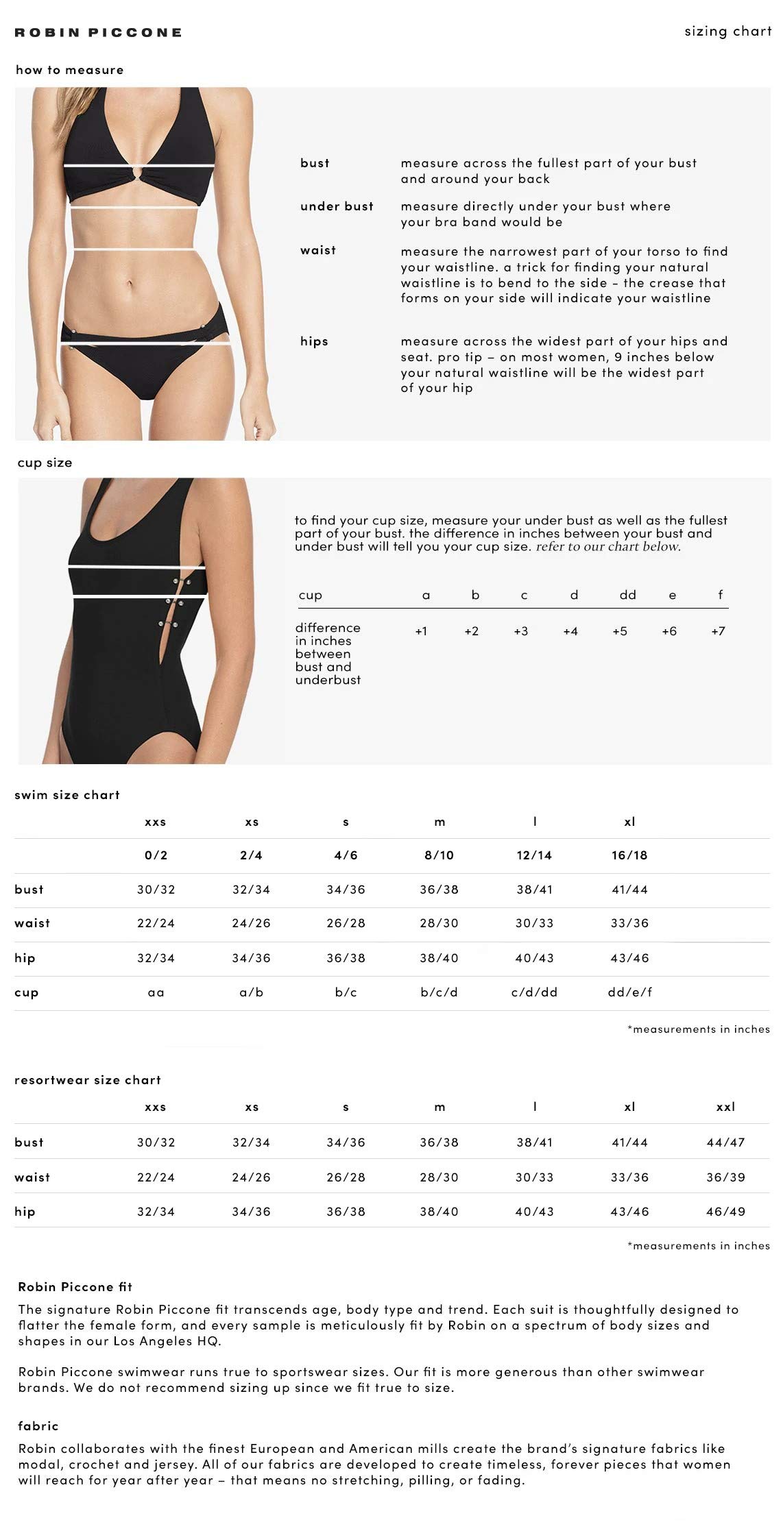 Robin Piccone Women's Ava Tie Front Bikini Top - Stylish Swimwear for Beach & Pool - Perfect for Summer Vacations, Swim Parties and Tropical Getaways