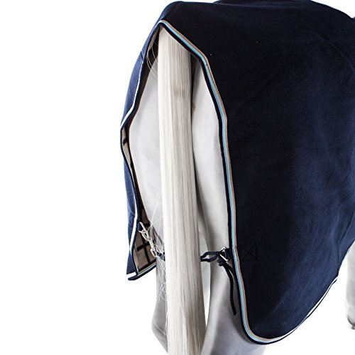 Horseware Rambo Cozy Fleece Cooler Blanket for Horses - Breathable & Warm Stable Rug for Winter Riding, Training & Show Prep