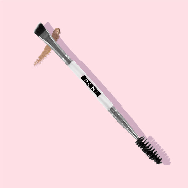 Professional Eyebrow Brush - Ultra Fine Angled Brow Brush for Precise Makeup Application - Perfect for Eyebrow Shaping, Filling & Grooming at Home or Salon