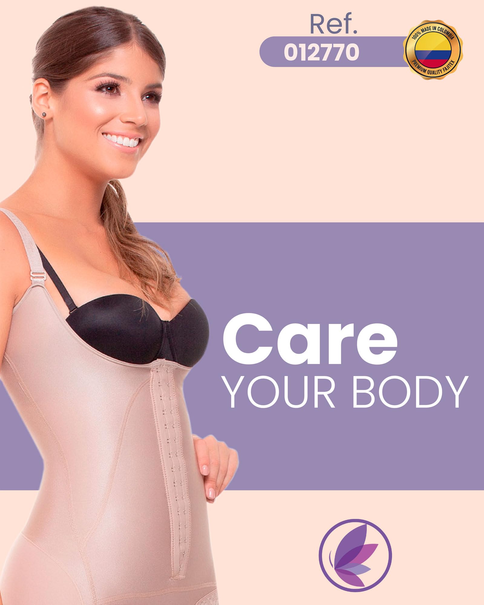 Fajitex High Compression Colombian Shapewear for Women - Tummy Control & Abdomen Slimming Body Shaper | Perfect for Postpartum, Workouts & Everyday Wear