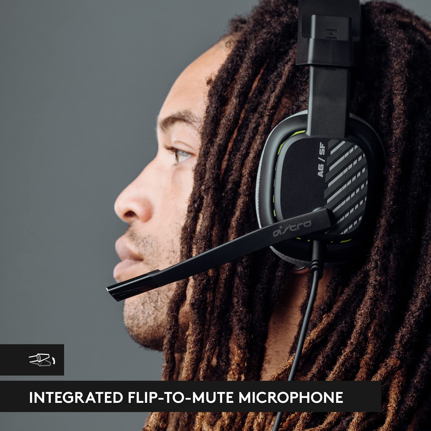 ASTRO A10 Gen 2 Wired Gaming Headset - Lightweight Over-Ear Headphones with 32mm Drivers & Flip-to-Mute Mic for PS5, PS4, Nintendo Switch & PC - Durable Black Design for Pro Gaming & Streaming