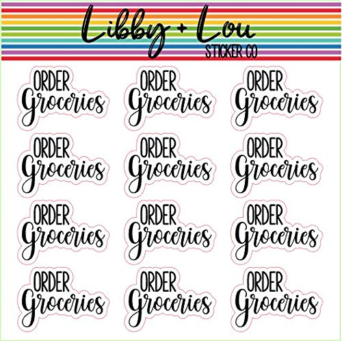 Libby & Lou Grocery Planner Stickers - Organize Shopping Lists