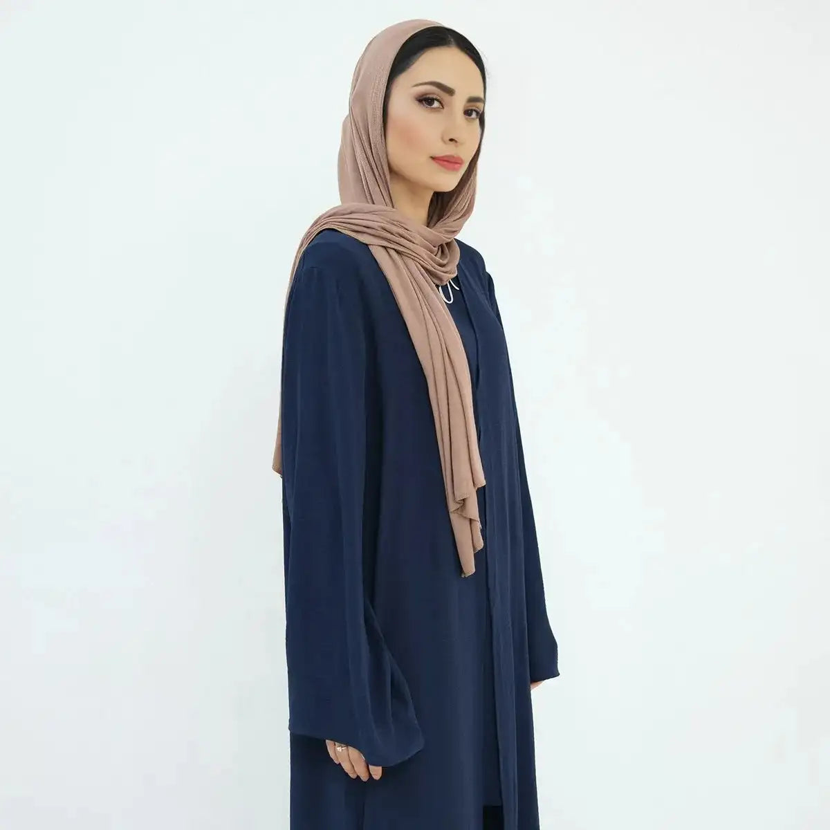 3-Piece Sleeveless Top & Pant Suit with Open Abaya Dress for Muslim Women - Modest Islamic Fashion for Prayer, Eid, Wedding & Special Occasions