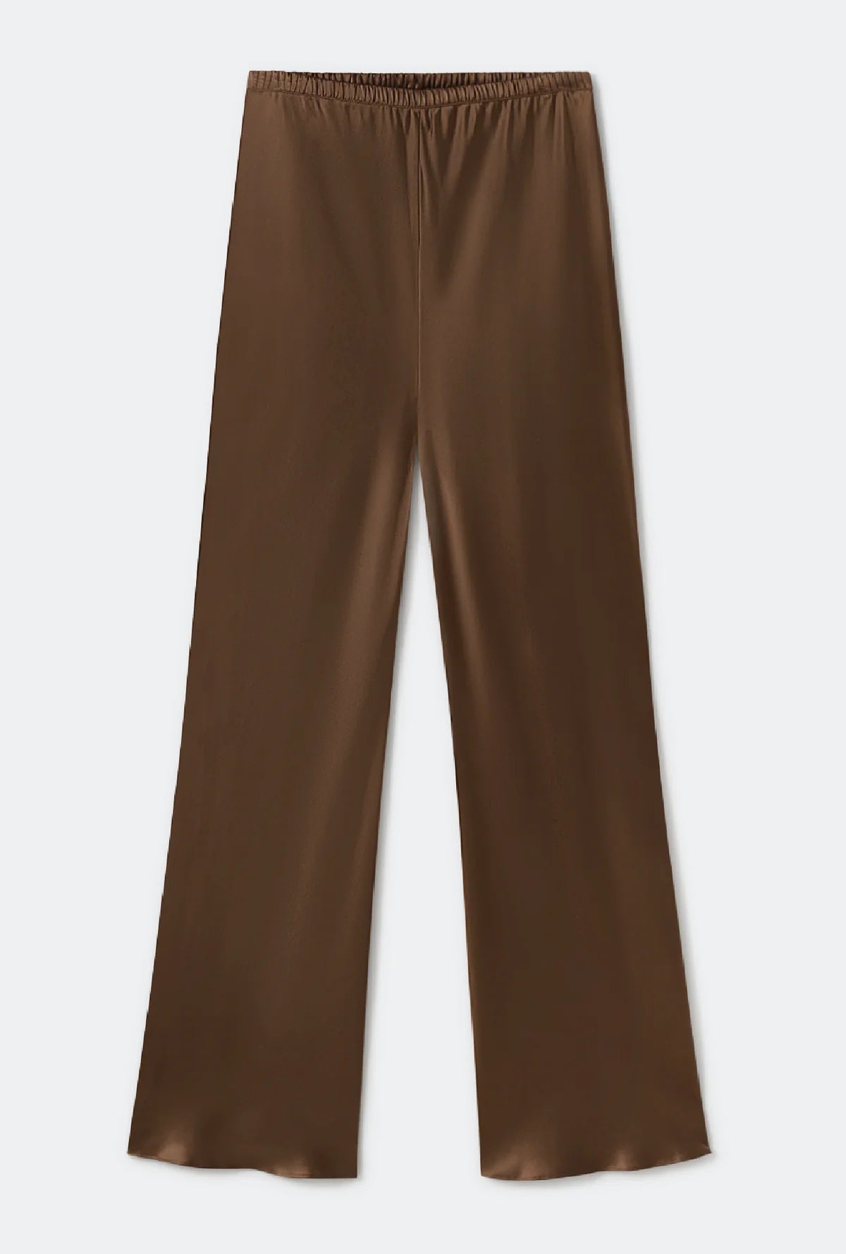 Bias Cut Pants in Dark Earth - Comfortable & Stylish Women's Trousers for Work, Travel & Casual Wear