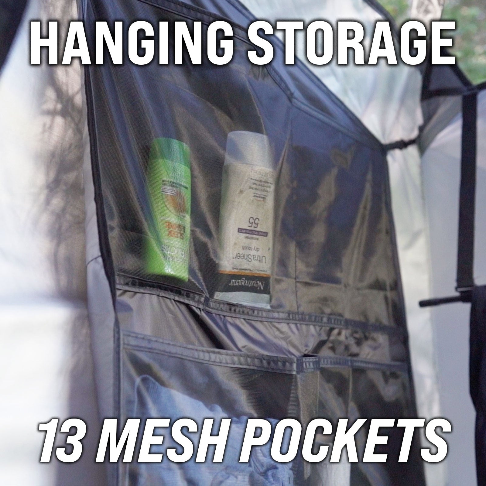 RinseKit Portable Outdoor Shower Tent - Waterproof Camping Shower Shelter for Beach, RV, and Hiking - Perfect for Camping, Travel, and Outdoor Adventures