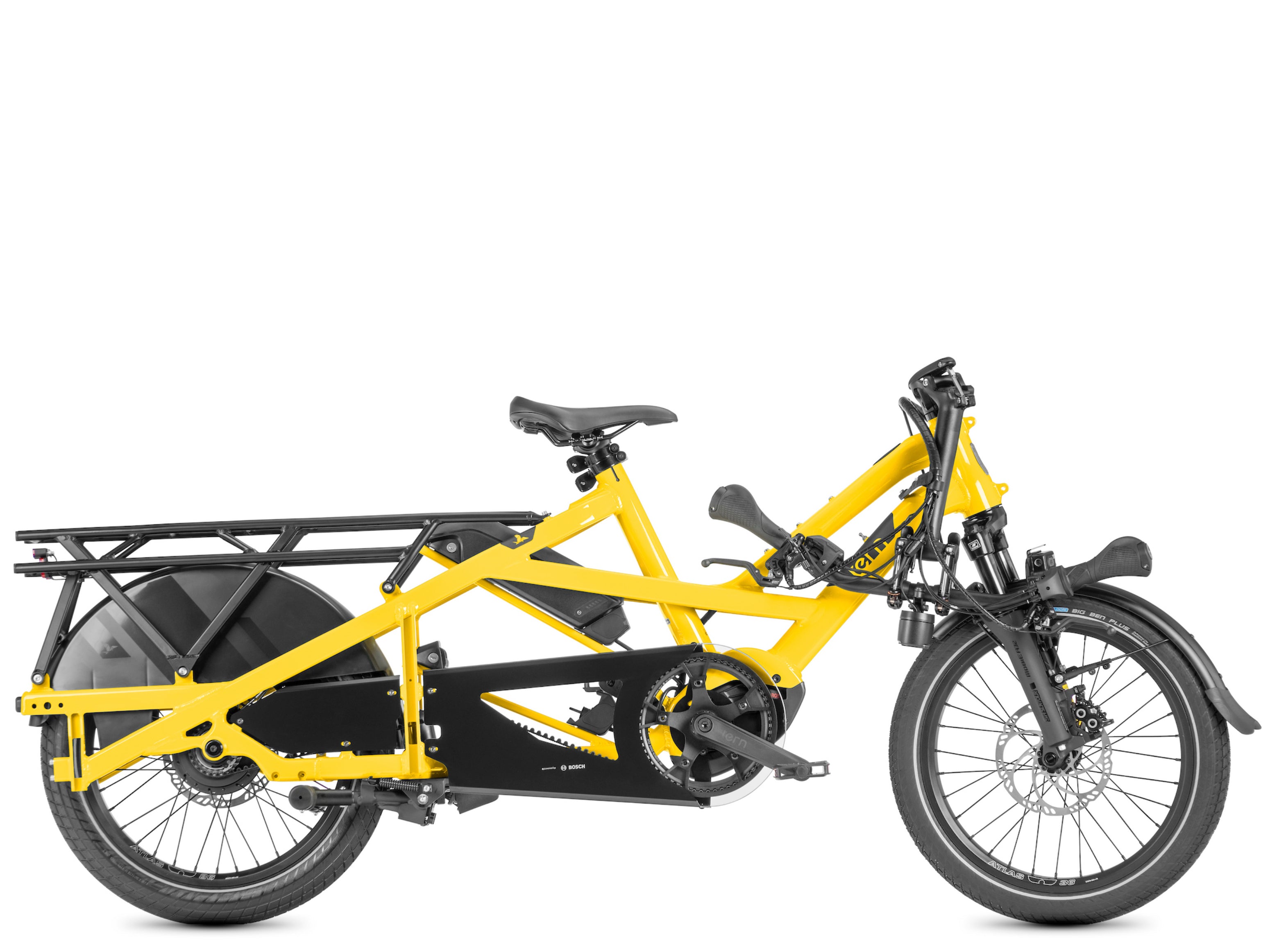 Tern GSD P00 Electric Cargo Bike - Compact & Powerful for Urban Commuting, Family Transport & Eco-Friendly Travel