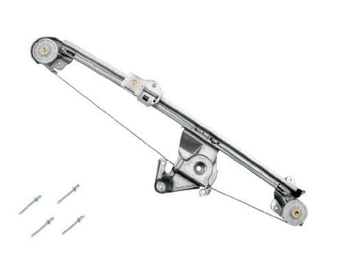 Genuine Mercedes W210 Rear Left Power Window Regulator - OEM Replacement Part for Smooth Window Operation in Sedans & Wagons