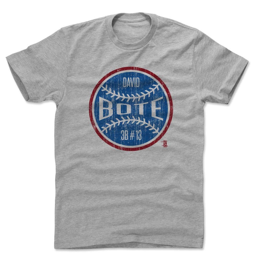 500 LEVEL David Bote Chicago Cubs Jersey Shirt - Official MLB Baseball Fan Apparel for Games & Sports Events