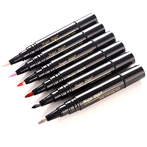One Step Nail Polish Pen - 5ML Soak Off LED Gel Nail Varnish for Women & Girls, Quick Dry UV Gel Polish Set with Nail Art Pen - Perfect for Home Manicures, Salon Nail Designs & DIY Nail Art