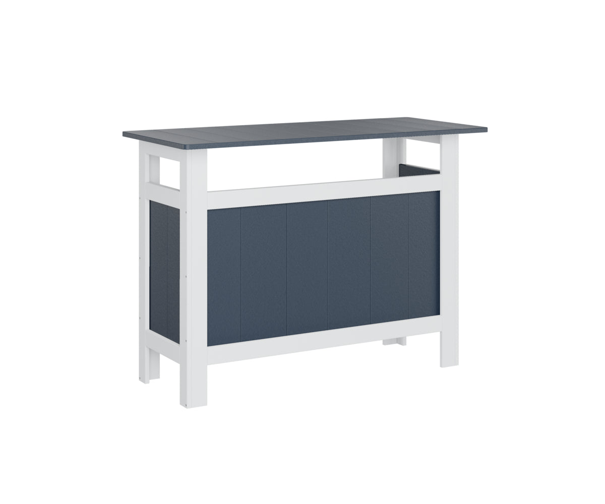 Navy Blue on White