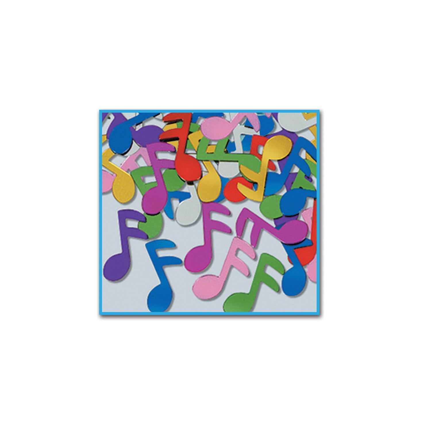 12 Pack Beistle Confetti Musical Notes - Multi Color Party Decorations (1 Oz per Pack) - Perfect for Birthday Parties, Baby Showers & Music Themed Events