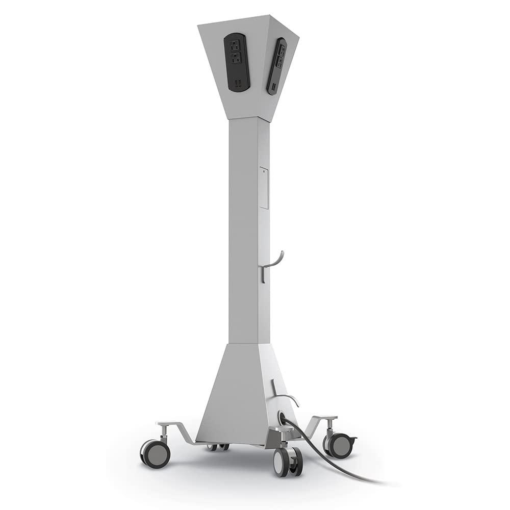 MooreCo MoorePower Tower with AC Outlet & USB Charging Ports | 13.5ft Power Extension Cord (Model 27735) | Perfect for Home Office, Gaming Setup & Workspace Power Needs