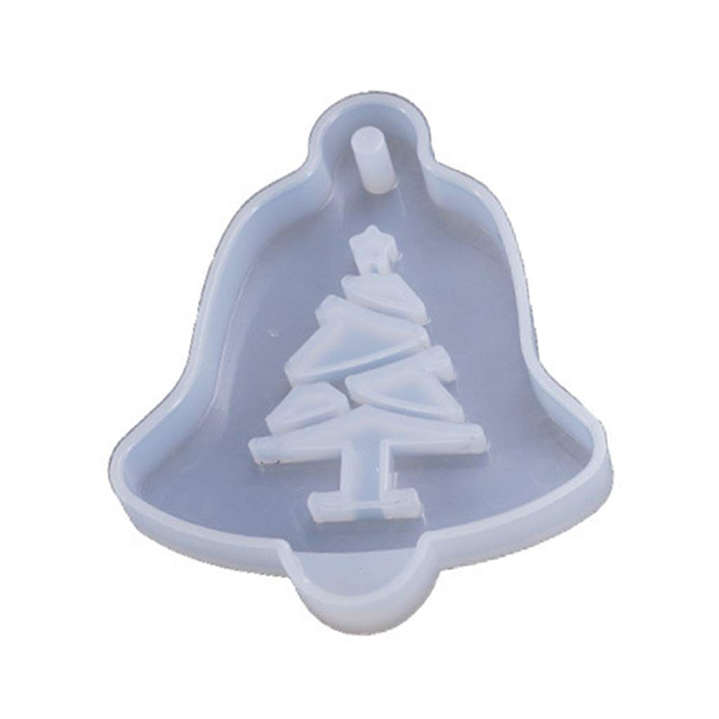 Premium Silicone Resin Molds for DIY Jewelry - Christmas Tree & Elk Pendant Epoxy Casting Molds - Handmade Craft Supplies for Resin Art, Pendants, Charms (Perfect for Holiday Gifts, Christmas Decorations & Handmade Jewelry Making)