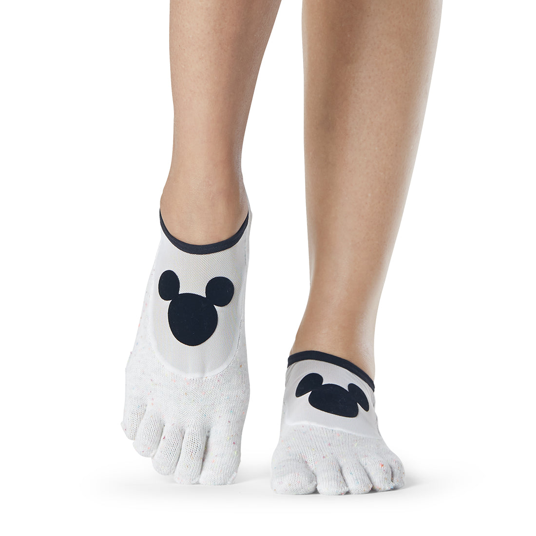 Disney Luna Grip Socks by ToeSox - Non-Slip Yoga Socks for Pilates, Barre & Dance - Perfect for Workouts, Studio Classes & Home Fitness