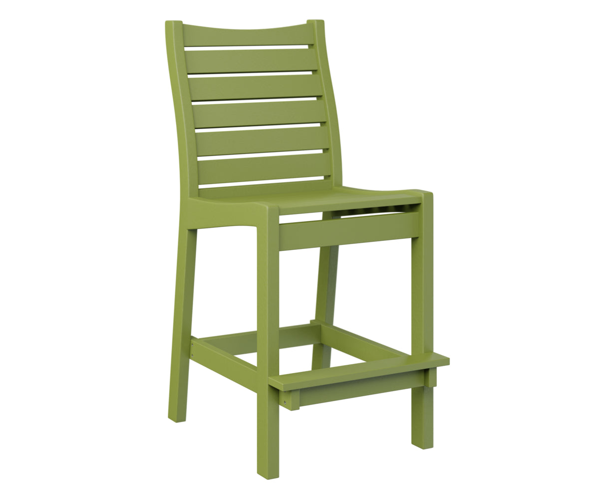 Berlin Gardens Bristol Bar Chair - Adjustable Height Outdoor Bar Stool for Patio, Deck, and Kitchen Counter - Perfect for Entertaining and Relaxing