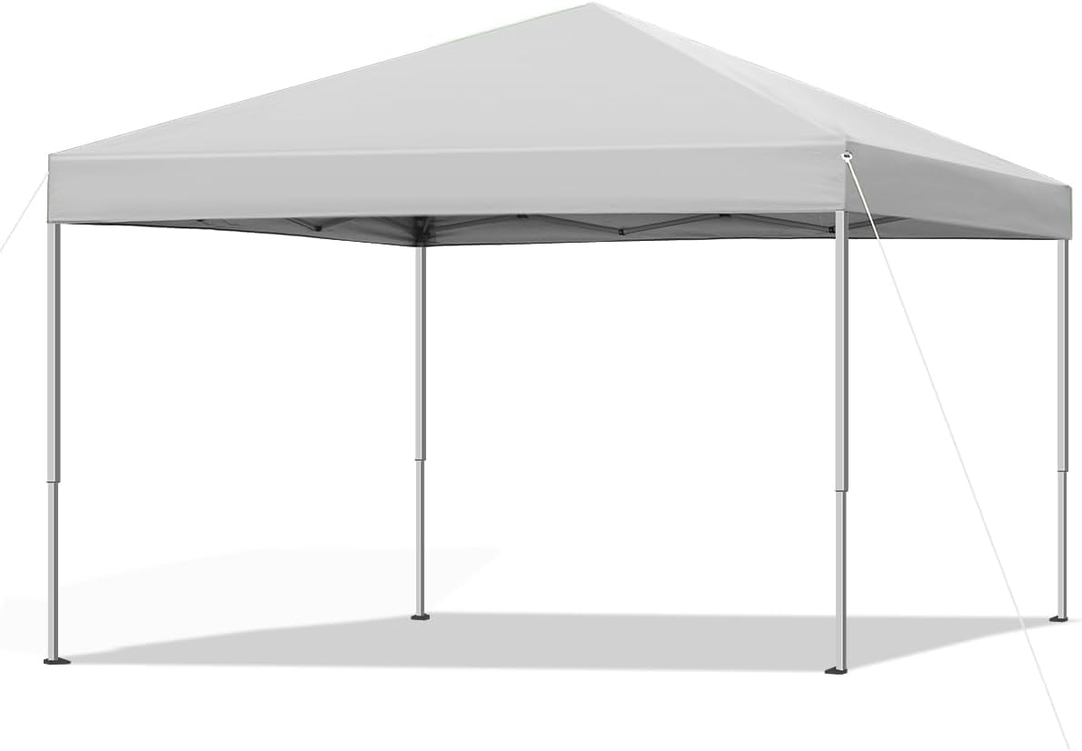 Commercial-Grade Durable Ez Pop-Up Canopy Tent 6x6 ft White - Perfect for Outdoor Events, Farmers Markets & Beach Shade