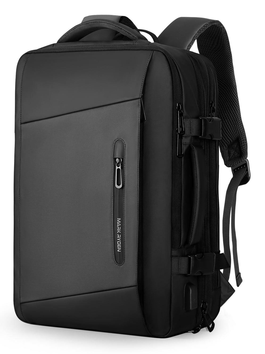 17.3 Inch Laptop Backpack for Men - Waterproof USB Charging Business Backpack with Flight Approved Carry-On Design | Perfect for Travel, Work & College