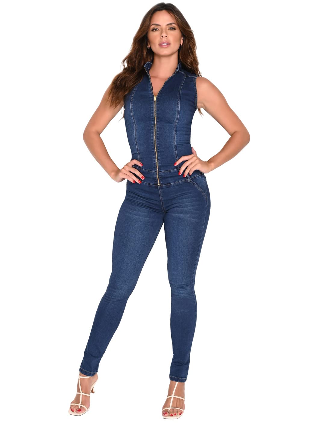 L.O.W.L.A SHAPEWEAR One Piece Jumpsuits for Women - Butt Lifting Jeans & Colombian Pants for Booty Enhancement | Slimming Bodysuit for Tummy Control, Hourglass Figure | Perfect for Workout, Date Night, and Everyday Wear