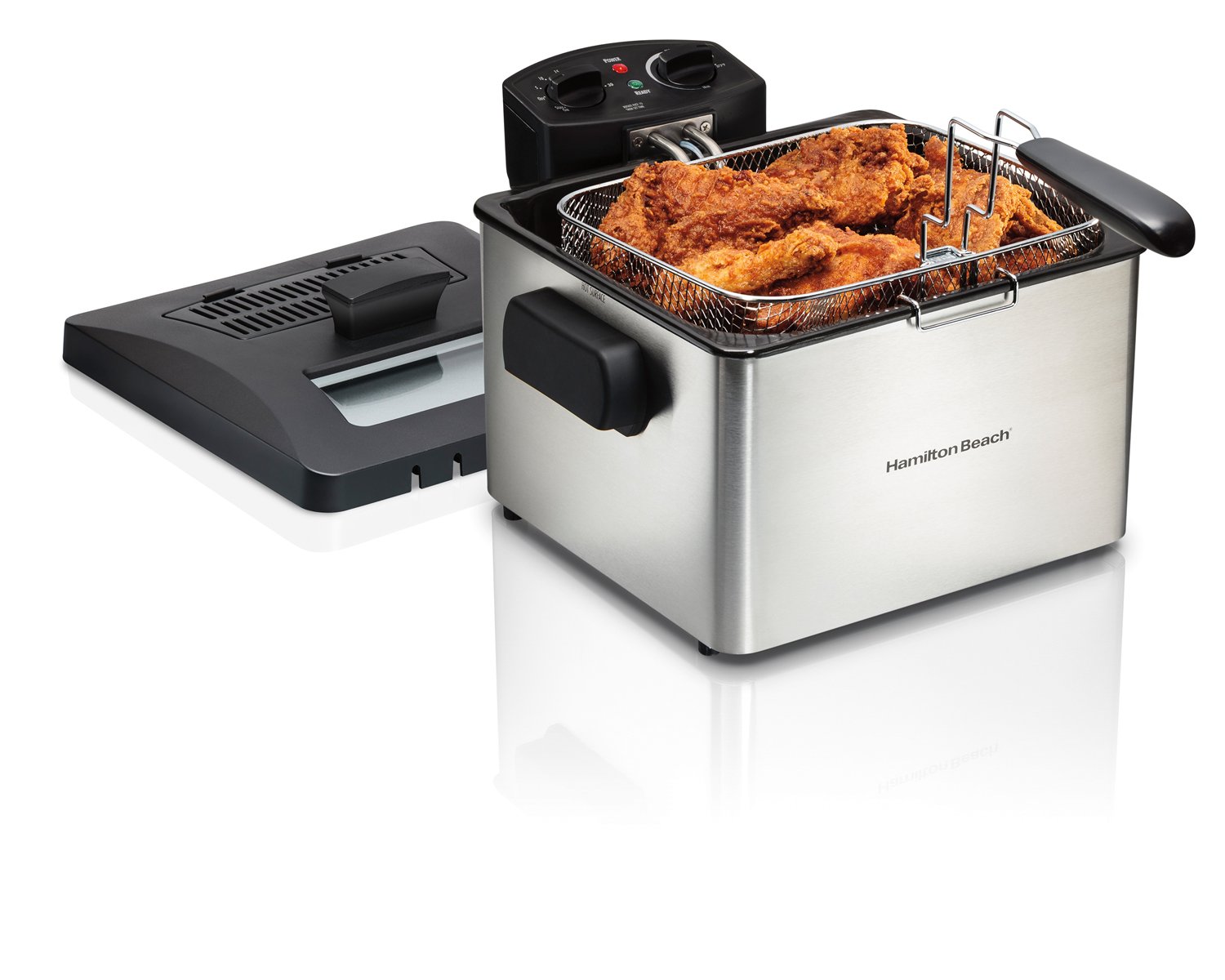 5L Stainless Steel Commercial Deep Fryer - Large Capacity Electric Fryer for Restaurants, Fast Food & Home Kitchen Use