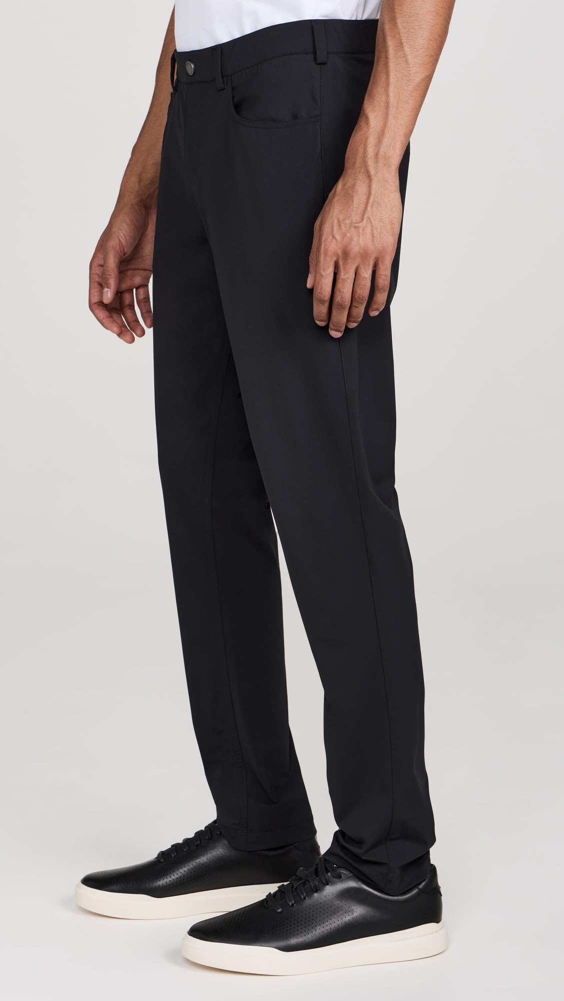 Men's Kent Pull On Trousers 32 Inch Inseam - Comfortable Stretch Dress Pants for Business Casual & Office Wear